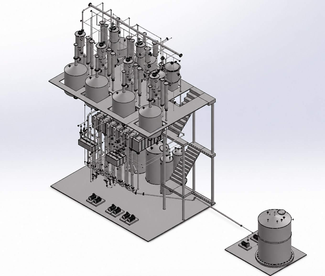 Solvent Extraction Plant Layout